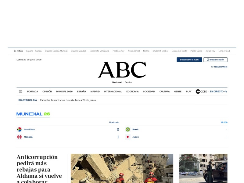 ABC España - Site officiel