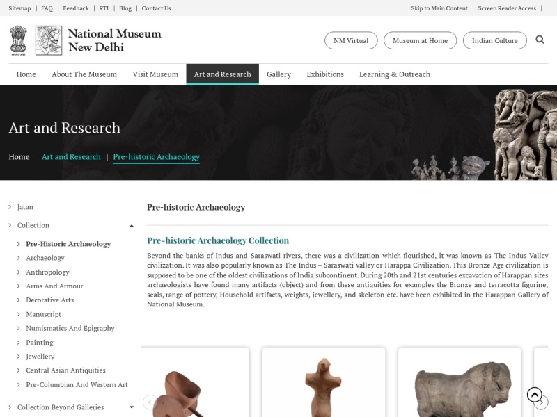 National Museum of India - Collections