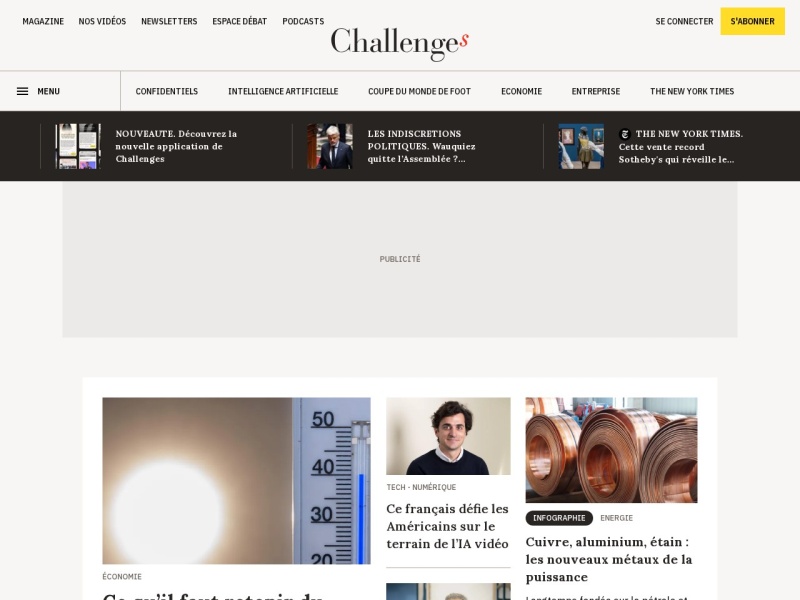 Challenges - Site officiel