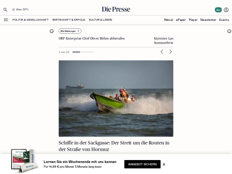Die Presse - Site officiel