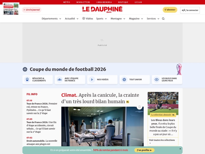 Le Dauphiné Libéré - Site officiel
