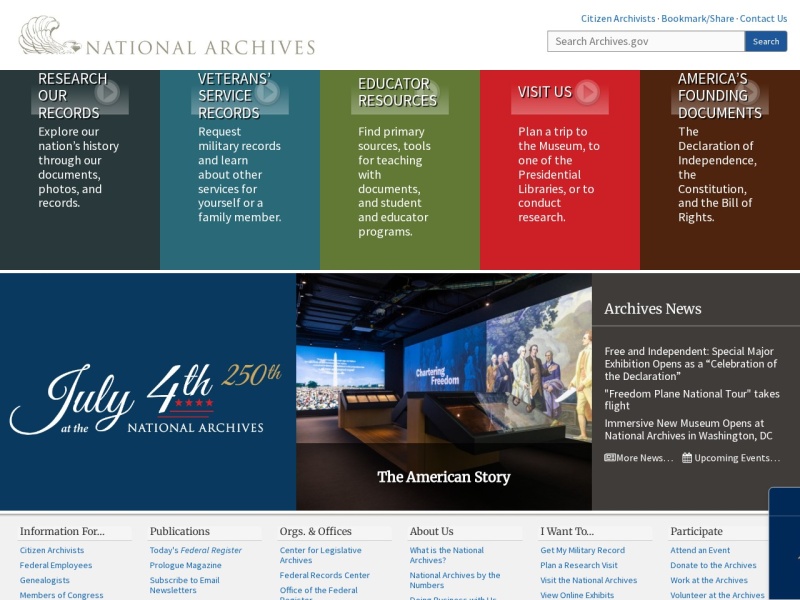 National Archives USA