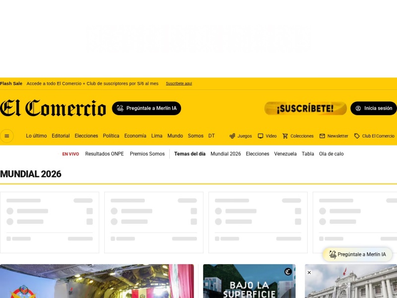 El Comercio Perú - Site officiel