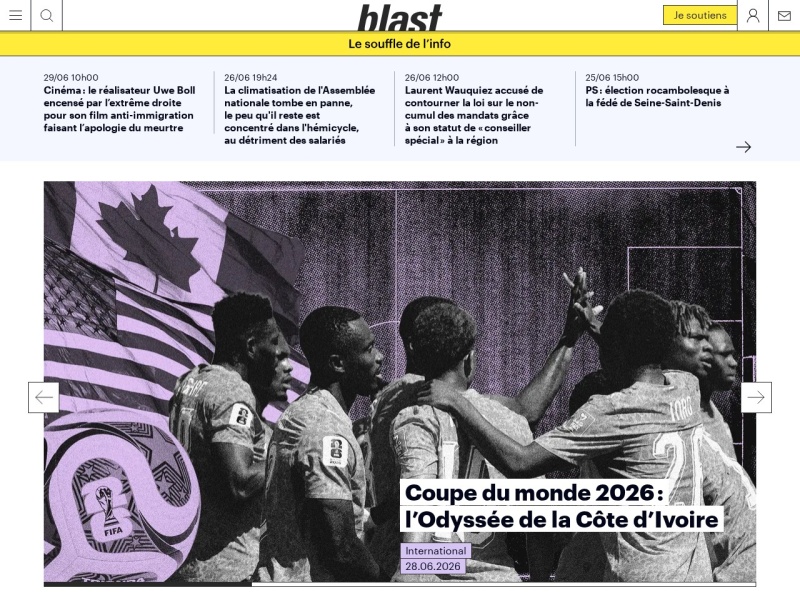 Blast - Site officiel