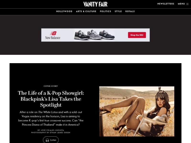 Vanity Fair - Site officiel