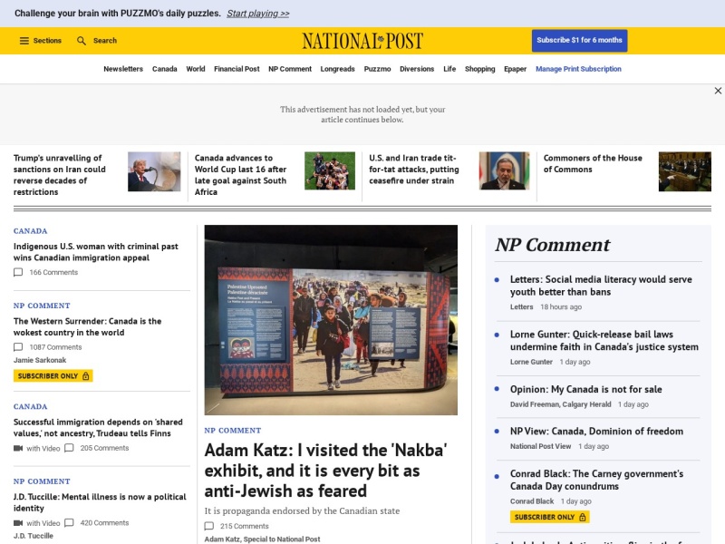 National Post - Site officiel