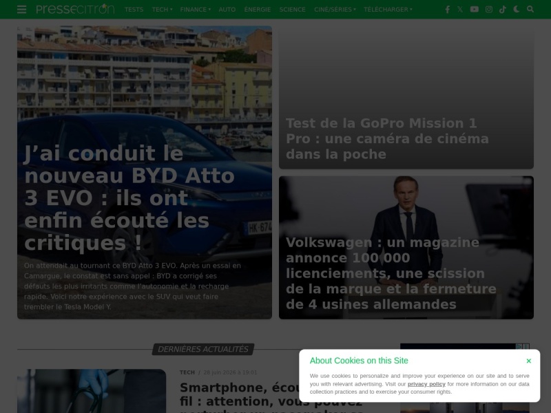 Presse-citron - Site officiel
